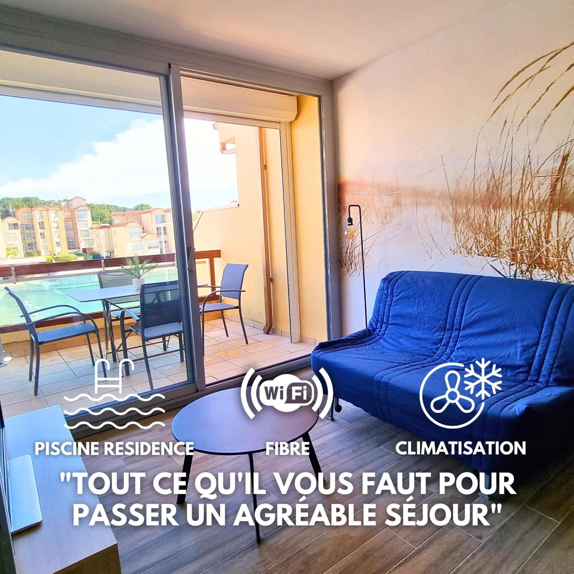 Magnifique Studio Sur Le Port De Gruissan Eksteriør bilde